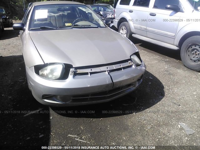 1G1JF52F937169102 - 2003 CHEVROLET CAVALIER LS BEIGE photo 6