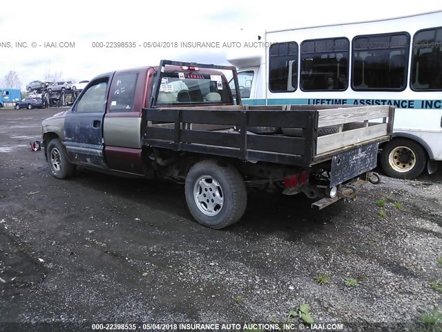 2GCEC19T5X1144173 - 1999 CHEVROLET SILVERADO C1500 BURGUNDY photo 3