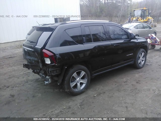 1C4NJDEB8GD745599 - 2016 JEEP COMPASS LATITUDE 黑色 照片 4