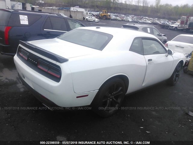 2C3CDZAG9JH152958 - 2018 DODGE CHALLENGER SXT WHITE photo 4