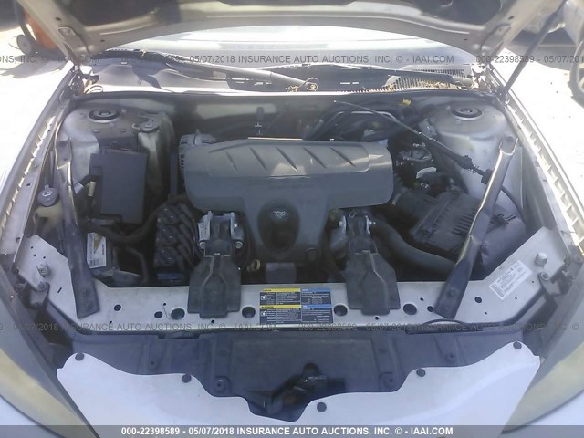 2G2WP552471137832 - 2007 PONTIAC GRAND PRIX ვერცხლისფერი ფოტო 10
