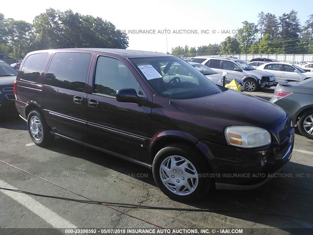 1GNDV23L66D170036 - 2006 CHEVROLET UPLANDER LS BURGUNDY photo 1