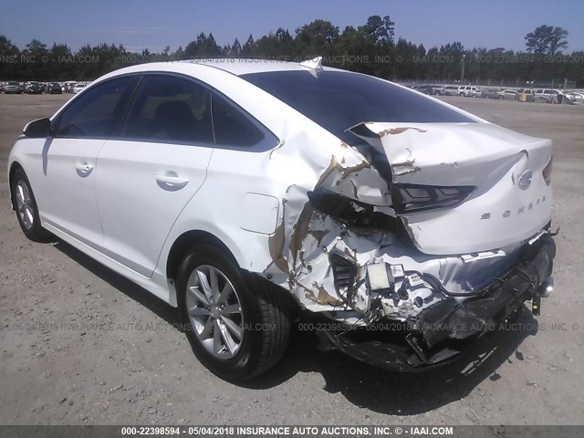 5NPE24AA9JH670245 - 2018 HYUNDAI SONATA ECO WHITE photo 3