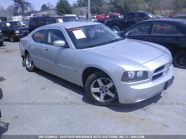 2B3CA3CV2AH243715 - 2010 DODGE CHARGER SXT SILVER photo 1