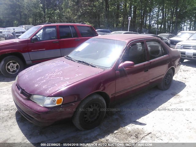 1NXBR12E4XZ144792 - 1999 TOYOTA COROLLA VE/CE/LE 红色 照片 2