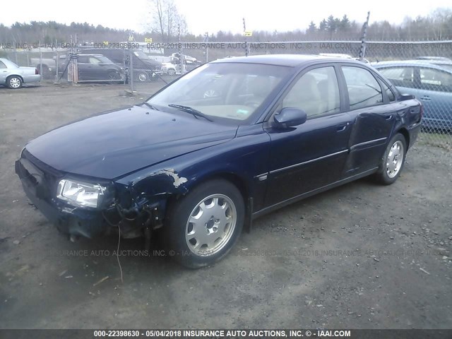 YV1TS92D631317205 - 2003 VOLVO S80 BLUE photo 2