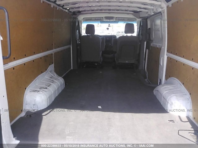 1N6BF0KL2FN808681 - 2015 NISSAN NV 1500/2500 WHITE photo 8