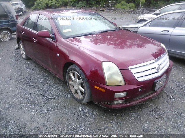 1G6DW677050168415 - 2005 CADILLAC STS RED photo 1