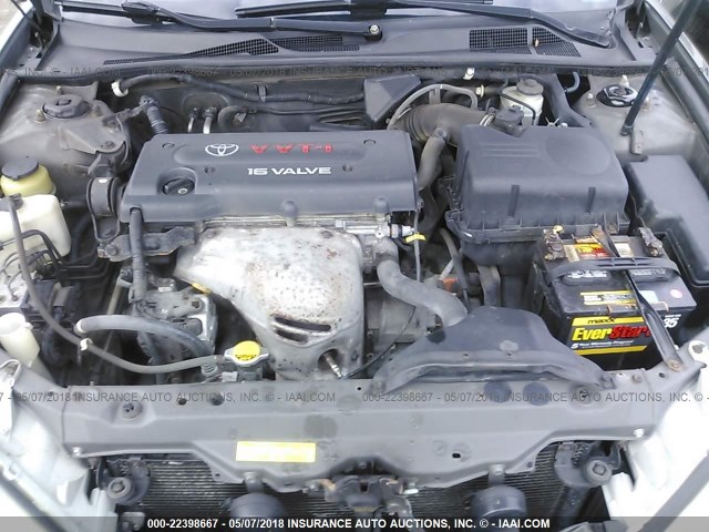 4T1BE32K03U762120 - 2003 TOYOTA CAMRY LE/XLE/SE GRAY photo 10