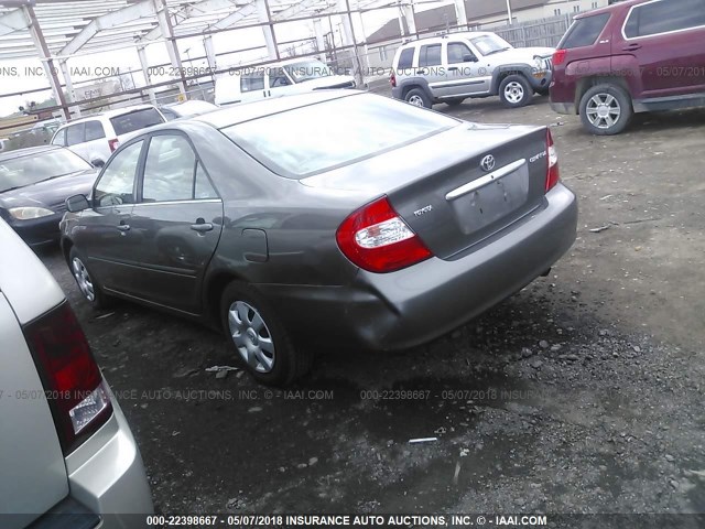 4T1BE32K03U762120 - 2003 TOYOTA CAMRY LE/XLE/SE 灰色 照片 3