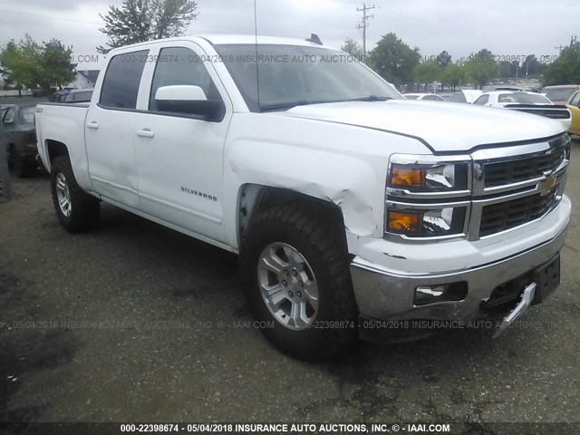 3GCUKREC5FG310572 - 2015 CHEVROLET SILVERADO K1500 LT WHITE photo 6