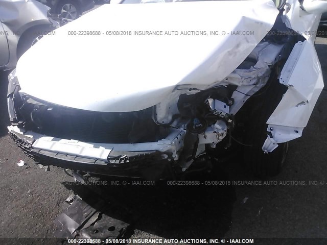 1HGCR3F82HA026401 - 2017 HONDA ACCORD EXL WHITE photo 6