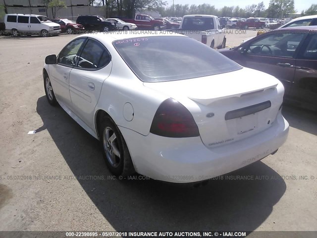 2G2WS522X41304919 - 2004 PONTIAC GRAND PRIX GT2 WHITE photo 3