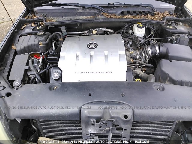 1G6KD57Y84U146170 - 2004 CADILLAC DEVILLE BLACK photo 10