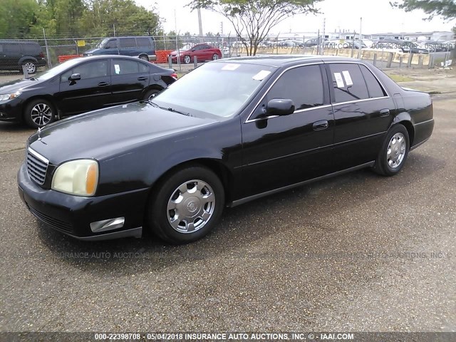 1G6KD57Y84U146170 - 2004 CADILLAC DEVILLE BLACK photo 2