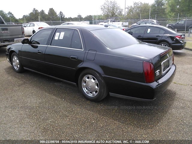 1G6KD57Y84U146170 - 2004 CADILLAC DEVILLE BLACK photo 3
