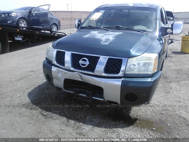 1N6AA07A25N525584 - 2005 NISSAN TITAN XE/SE/LE GRAY photo 6