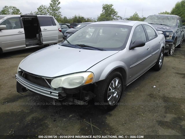 1C3EL66R66N206039 - 2006 CHRYSLER SEBRING LIMITED SILVER photo 2