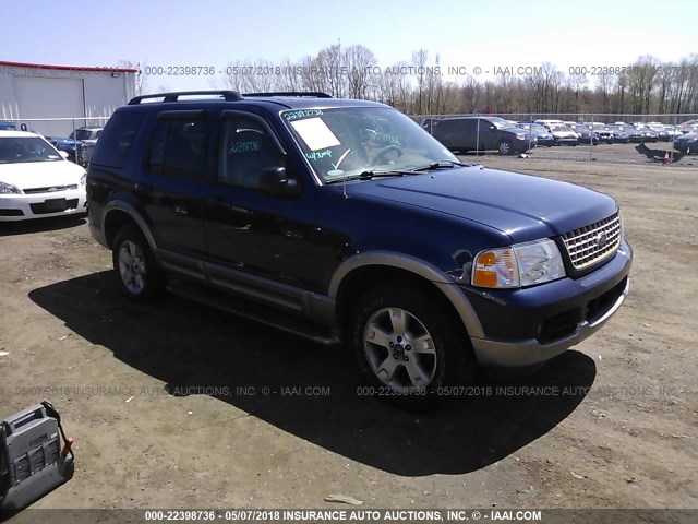 1FMDU74K83UB87524 - 2003 FORD EXPLORER EDDIE BAUER BLUE photo 1