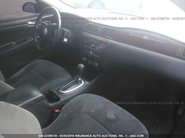 2G1WG5EK4B1134412 - 2011 CHEVROLET IMPALA LT BLACK photo 5