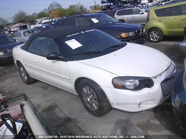 1C3EL55R74N224431 - 2004 CHRYSLER SEBRING LXI WHITE photo 1