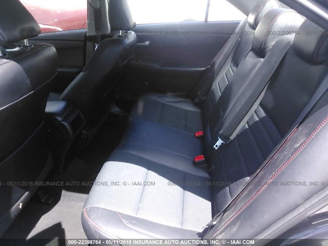 4T1BF1FK9HU375262 - 2017 TOYOTA CAMRY LE/XLE/SE/XSE BLACK photo 8