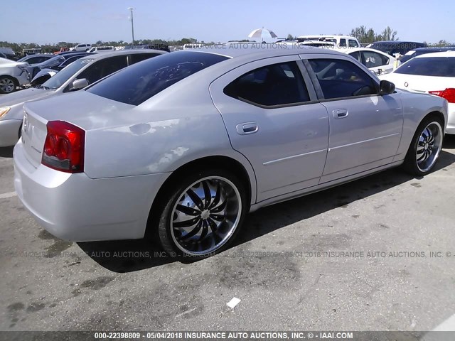 2B3KA43DX9H616052 - 2009 DODGE CHARGER SILVER photo 4