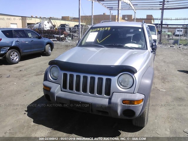 1J4GL48K24W235886 - 2004 JEEP LIBERTY SPORT 灰色 照片 6