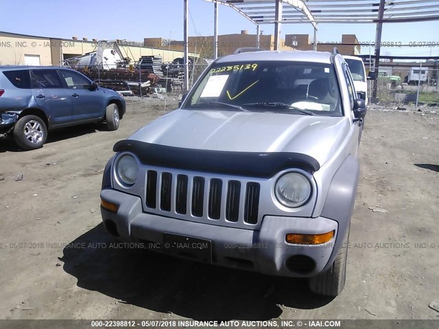 1J4GL48K24W235886 - 2004 JEEP LIBERTY SPORT GRAY photo 6