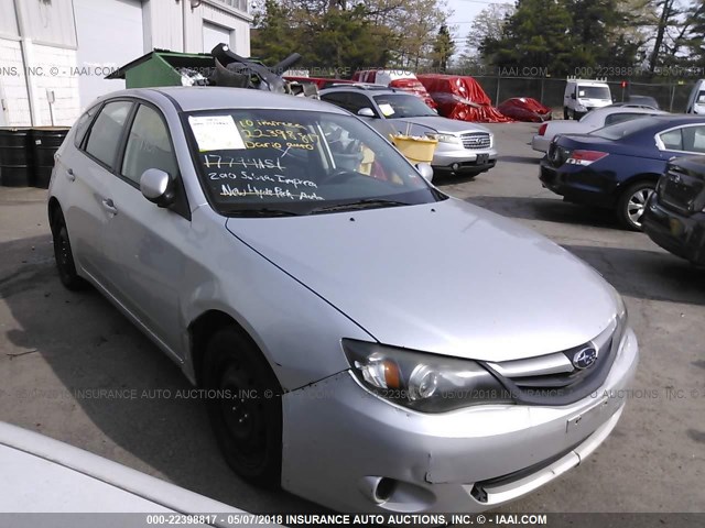 JF1GH6A65AH824999 - 2010 SUBARU IMPREZA 2.5I SILVER photo 1