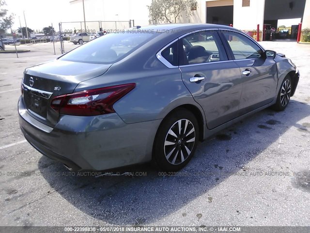 1N4AL3APXJC212340 - 2018 NISSAN ALTIMA 2.5/S/SV/SL/SR GRAY photo 4