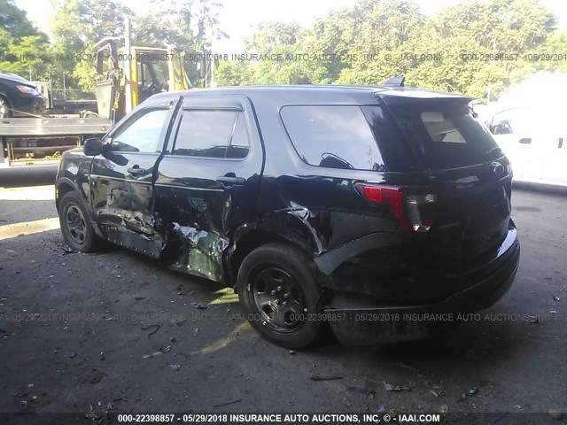 1FM5K8AR1GGC72744 - 2016 FORD EXPLORER POLICE INTERCEPTOR BLACK photo 3