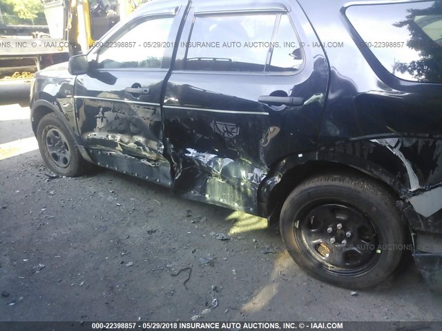 1FM5K8AR1GGC72744 - 2016 FORD EXPLORER POLICE INTERCEPTOR BLACK photo 6