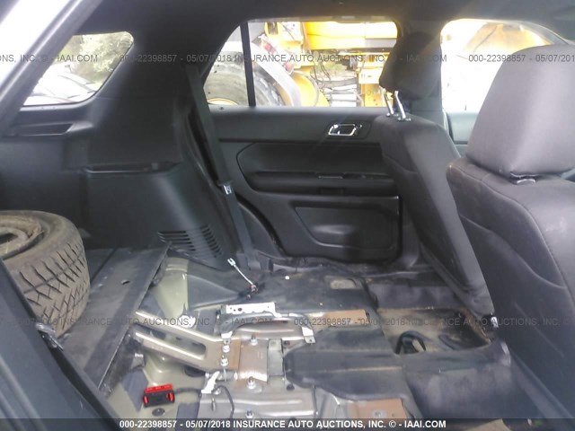 1FM5K8AR1GGC72744 - 2016 FORD EXPLORER POLICE INTERCEPTOR BLACK photo 8