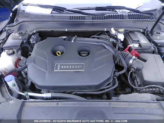 3LN6L5E9XHR642433 - 2017 LINCOLN MKZ RESERVE ნაცრისფერი ფოტო 10