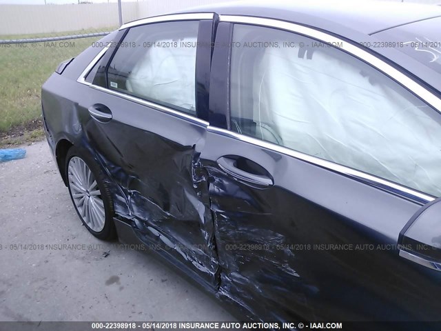 3LN6L5E9XHR642433 - 2017 LINCOLN MKZ RESERVE GRAY photo 6