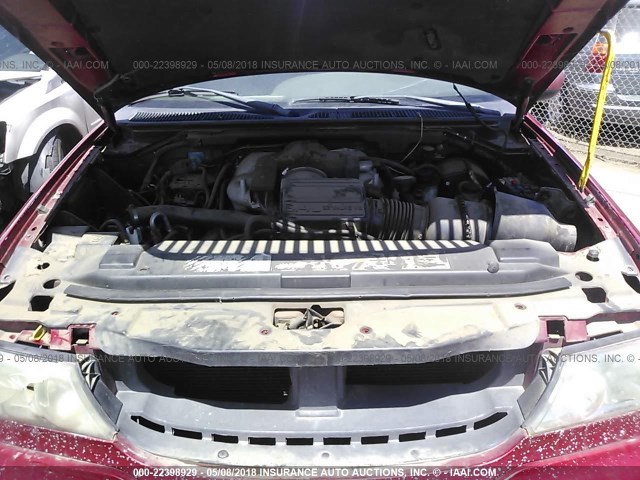 5LMFU28R21LJ32893 - 2001 LINCOLN NAVIGATOR 红色 照片 10