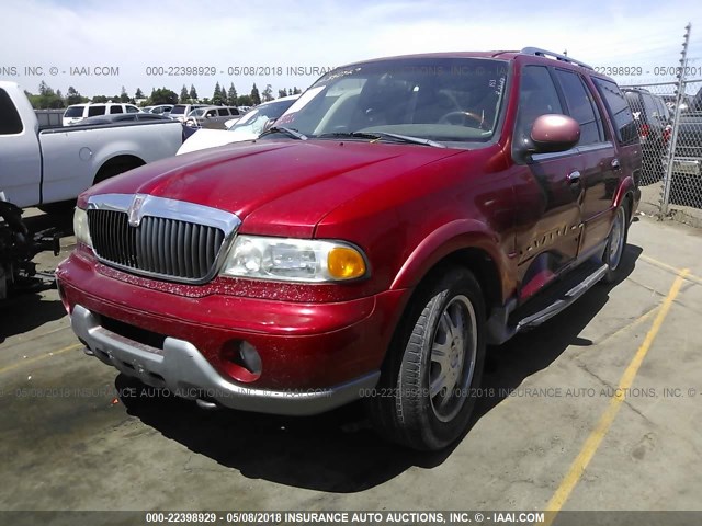 5LMFU28R21LJ32893 - 2001 LINCOLN NAVIGATOR 红色 照片 2