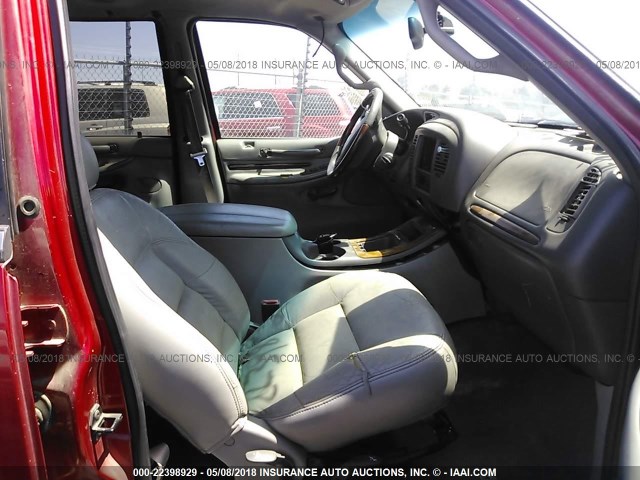 5LMFU28R21LJ32893 - 2001 LINCOLN NAVIGATOR 红色 照片 5