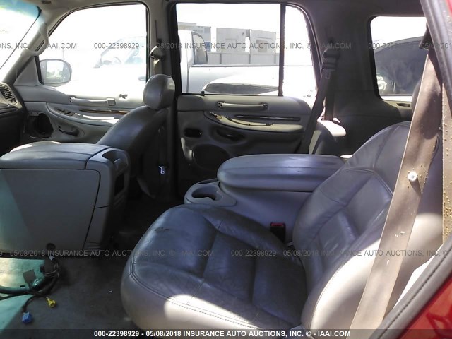 5LMFU28R21LJ32893 - 2001 LINCOLN NAVIGATOR 红色 照片 8