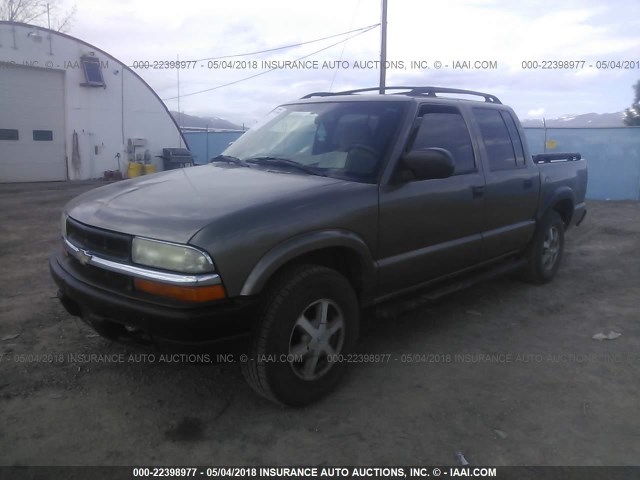 1GCDT13X43K177375 - 2003 CHEVROLET S TRUCK S10 TAN photo 2