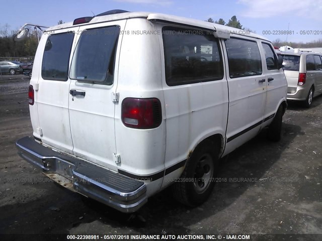 2D7HB11X63K524891 - 2003 DODGE RAM VAN B1500 WHITE photo 4