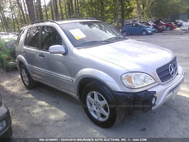 4JGAB54E53A385471 - 2003 MERCEDES-BENZ ML 320 SILVER photo 1