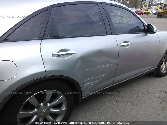 JNRBS08W63X402693 - 2003 INFINITI FX45 GRAY photo 6