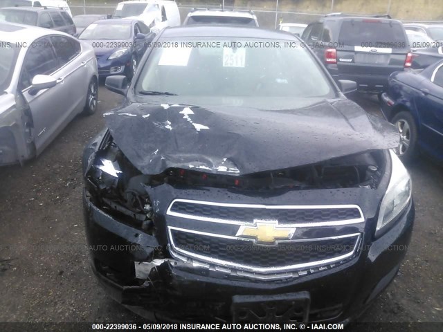 1G11B5SA3DU111201 - 2013 CHEVROLET MALIBU LS 黑色 照片 6