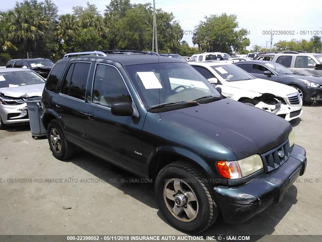 KNDJA723125150450 - 2002 KIA SPORTAGE GRAY photo 1