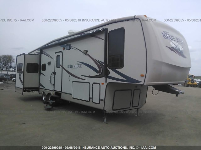 4X4FBLG21AG096494 - 2010 FOREST RIVER 3124 FIFTH WHEEL  WHITE photo 1