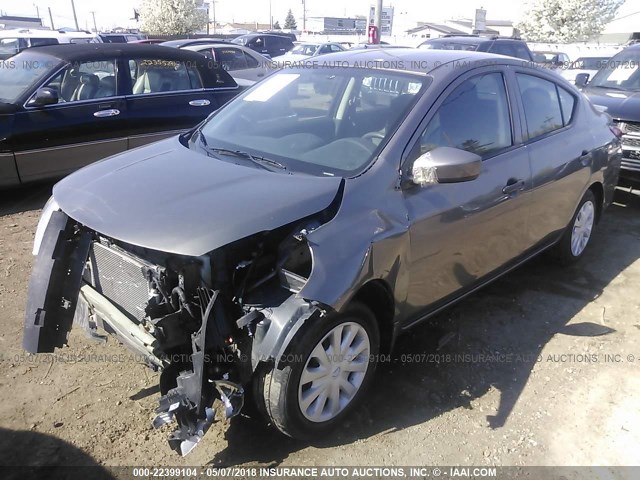 3N1CN7AP5GL908804 - 2016 NISSAN VERSA S/S PLUS/SV/SL BROWN photo 2