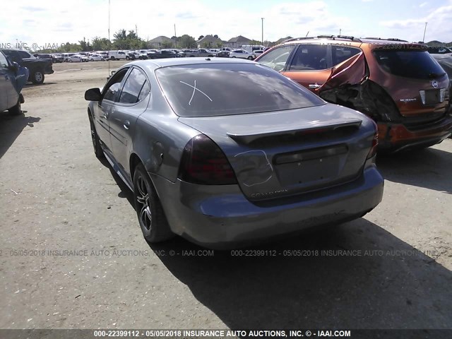 2G2WP552281136938 - 2008 PONTIAC GRAND PRIX ნაცრისფერი ფოტო 3