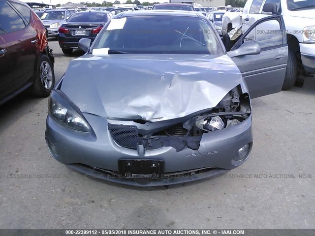 2G2WP552281136938 - 2008 PONTIAC GRAND PRIX ნაცრისფერი ფოტო 6